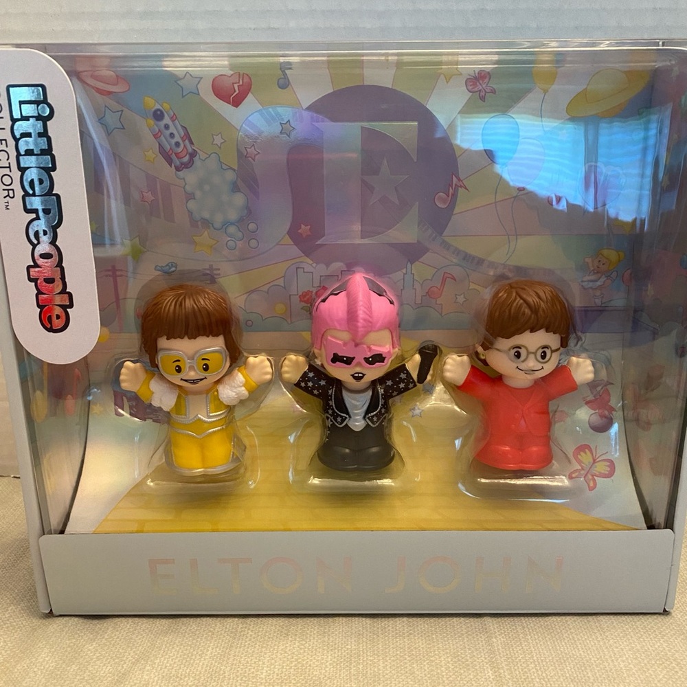 Fisher Price Little People Collector Elton John Special Edition Figure Set NEW